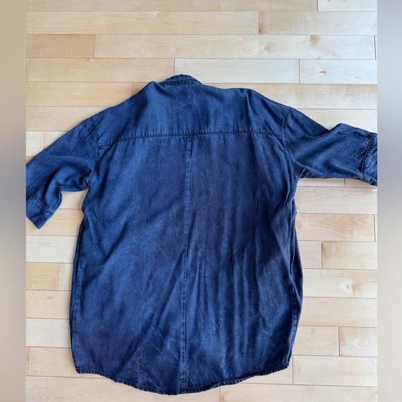 Monki washed black lyocell dress - Picture 3 of 4